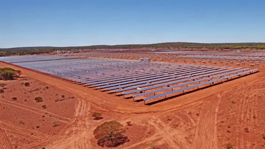 Sandfire Solar PV field